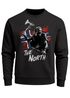 Sweatshirt HerrenThe North Wikinger Berserker Norwegen Valhalla Odin Ragnar Rundhals-Pullover Neverless®preview