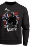 Sweatshirt HerrenThe North Wikinger Berserker Norwegen Valhalla Odin Ragnar Rundhals-Pullover Neverless®preview