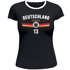 T-Shirt Damen Deutschland Trikot Fontprint Backprint personalisiert mit Name Wunschzahl Fußball EM 2026 Moonworkspreview