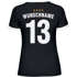 T-Shirt Damen Deutschland Trikot Fontprint Backprint personalisiert mit Name Wunschzahl Fußball EM 2026 Moonworkspreview