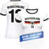 T-Shirt Damen Deutschland Trikot Fontprint Backprint personalisiert mit Name Wunschzahl Fußball EM 2026 Moonworkspreview