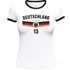 T-Shirt Damen Deutschland Trikot Fontprint Backprint personalisiert mit Name Wunschzahl Fußball EM 2026 Moonworkspreview