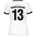T-Shirt Damen Deutschland Trikot Fontprint Backprint personalisiert mit Name Wunschzahl Fußball EM 2026 Moonworkspreview
