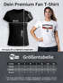 T-Shirt Damen Deutschland Trikot Fontprint Backprint personalisiert mit Name Wunschzahl Fußball EM 2026 Moonworkspreview