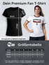 T-Shirt Damen Deutschland Trikot Fontprint Backprint personalisiert mit Name Wunschzahl Fußball WM 2026 Moonworkspreview