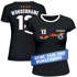 T-Shirt Damen Fussball Deutschland Trikot personalisiert mit Name und Nummer Weltmeisterschaft 2026 Fanshirt Moonworkspreview