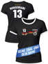 T-Shirt Damen Fussball Deutschland Trikot personalisiert mit Name und Nummer Weltmeisterschaft 2026 Fanshirt Moonworkspreview