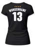 T-Shirt Damen Fussball Deutschland Trikot personalisiert mit Name und Nummer Weltmeisterschaft 2026 Fanshirt Moonworkspreview