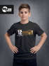 T-Shirt Jungen Fußball WM Fußball-Sommer 2026 Deutschlandshirt Trikot-Stil personalisiert Name Nummer Fanshirt Geschenkidee Moonworks®preview