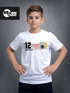 T-Shirt Jungen Fußball WM Fußball-Sommer 2026 Deutschlandshirt Trikot-Stil personalisiert Name Nummer Fanshirt Geschenkidee Moonworks®preview