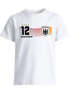 T-Shirt Mädchen Fußball WM 2026 Geschenkidee Deutschlandshirt Trikot-Stil personalisiert Name Nummer Fanshirt Moonworks®preview