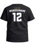 T-Shirt Mädchen Fußball WM 2026 Geschenkidee Deutschlandshirt Trikot-Stil personalisiert Name Nummer Fanshirt Moonworks®preview