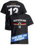 T-Shirt Mädchen Fußball WM Fußball-Sommer 2026 Deutschlandshirt Trikot-Stil personalisiert Name Nummer Fanshirt Geschenkidee Moonworks®preview