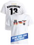 T-Shirt Mädchen WM Fußball-Sommer 2026 Deutschlandshirt Trikot-Stil personalisiert Name Nummer Fußball Geschenkidee Fanshirt Moonworks®preview