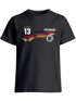T-Shirt Mädchen WM Fußball-Sommer 2026 Deutschlandshirt Trikot-Stil personalisiert Name Nummer Fußball Geschenkidee Fanshirt Moonworks®preview