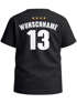 T-Shirt Mädchen WM Fußball-Sommer 2026 Deutschlandshirt Trikot-Stil personalisiert Name Nummer Fußball Geschenkidee Fanshirt Moonworks®preview