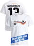 T-Shirt Mädchen WM Fußball-Sommer 2026 Fußball Deutschlandshirt Trikot-Stil Geschenkidee personalisiert Name Nummer Fanshirt Moonworks®preview