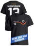 T-Shirt Mädchen WM Fußball-Sommer 2026 Fußball Deutschlandshirt Trikot-Stil Geschenkidee personalisiert Name Nummer Fanshirt Moonworks®preview
