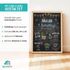 Tafel-Poster zur Einschulung – personalisiert mit Namen & Wunschdaten Einschulungsgeschenke Mädchen Jungen SpecialMe®preview
