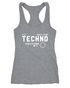 Tank-Top Techno Logo Schrift Damen Racerback Neverless®preview