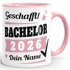 Tasse Bachelor Abschluss Jahr 2026 anpassbar personalisiert mit Namen und Jahr Geschenk Student Studentin Bachelorarbeit SpecialMe®preview