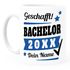 Tasse Bachelor Abschluss personalisiert mit Namen und Jahr Geschenk Student Studentin Bachelorarbeit SpecialMe®preview