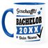 Tasse Bachelor Abschluss personalisiert mit Namen und Jahr Geschenk Student Studentin Bachelorarbeit SpecialMe®preview