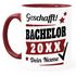 Tasse Bachelor Abschluss personalisiert mit Namen und Jahr Geschenk Student Studentin Bachelorarbeit SpecialMe®preview