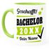 Tasse Bachelor Abschluss personalisiert mit Namen und Jahr Geschenk Student Studentin Bachelorarbeit SpecialMe®preview