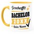 Tasse Bachelor Abschluss personalisiert mit Namen und Jahr Geschenk Student Studentin Bachelorarbeit SpecialMe®preview