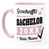 Tasse Bachelor Abschluss personalisiert mit Namen und Jahr Geschenk Student Studentin Bachelorarbeit SpecialMe®preview