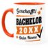 Tasse Bachelor Abschluss personalisiert mit Namen und Jahr Geschenk Student Studentin Bachelorarbeit SpecialMe®preview