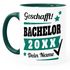 Tasse Bachelor Abschluss personalisiert mit Namen und Jahr Geschenk Student Studentin Bachelorarbeit SpecialMe®preview