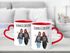 Tasse beste Freundin personalisiert anpassbares Geschenk Freundschaft Best Friends mit Herz-Henkel SpecialMe®preview