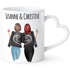 Tasse beste Freundin personalisiert anpassbares Geschenk Freundschaft Best Friends mit Herz-Henkel SpecialMe®preview