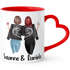 Tasse Beste Freundin personalisiert persönliche Geschenke Freundschaft Frauen Best Friends mit Herz-Henkel SpecialMe®preview