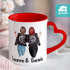 Tasse Beste Freundin personalisiert persönliche Geschenke Freundschaft Frauen Best Friends mit Herz-Henkel SpecialMe®preview