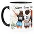 Tasse Beste Freundinnen 4 personalisiert Geschenk Freundschaft Frauen  BFF Best Friends SpecialMe®preview