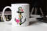 Tasse Blumen Anker Flower Anchor Watercolor Kaffeetasse Teetasse Keramiktasse Autiga®preview