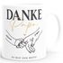 Tasse Danke Papa personalisiert mit bis zu 6 Kinderhänden und Namen Spruch Vatertag Du bist der Beste SpecialMe®preview