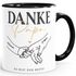 Tasse Danke Papa personalisiert mit bis zu 6 Kinderhänden und Namen Spruch Vatertag Du bist der Beste SpecialMe®preview