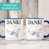 Tasse Danke Papa personalisiert mit bis zu 6 Kinderhänden und Namen Spruch Vatertag Du bist der Beste SpecialMe®preview