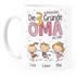 Tasse Die schönsten Gründe Oma zu sein mit Enkel-Kindern und Namen personalisiertes Geschenk für Oma SpecialMe®preview