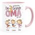 Tasse Die schönsten Gründe Oma zu sein mit Enkel-Kindern und Namen personalisiertes Geschenk für Oma SpecialMe®preview