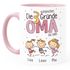 Tasse Die schönsten Gründe Oma zu sein mit Enkel-Kindern und Namen personalisiertes Geschenk für Oma SpecialMe®preview