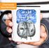 Tasse Die Welt ist schön weil du mit drauf bist Geschenk Liebe Spruch Seehunde Robben Sterne MoonWorks®preview