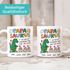 Tasse Dino Papasaurus mit Namen 1 2 3 Kinder personalisierte Geschenke für Papa Mama zum Vatertag Muttertag SpecialMe®preview