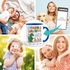 Tasse Dino Papasaurus mit Namen 1 2 3 Kinder personalisierte Geschenke für Papa Mama zum Vatertag Muttertag SpecialMe®preview