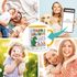 Tasse Dino Papasaurus mit Namen 1 2 3 Kinder personalisierte Geschenke für Papa Mama zum Vatertag Muttertag SpecialMe®preview