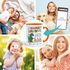 Tasse Dino Papasaurus mit Namen 1 2 3 Kinder personalisierte Geschenke für Papa Mama zum Vatertag Muttertag SpecialMe®preview